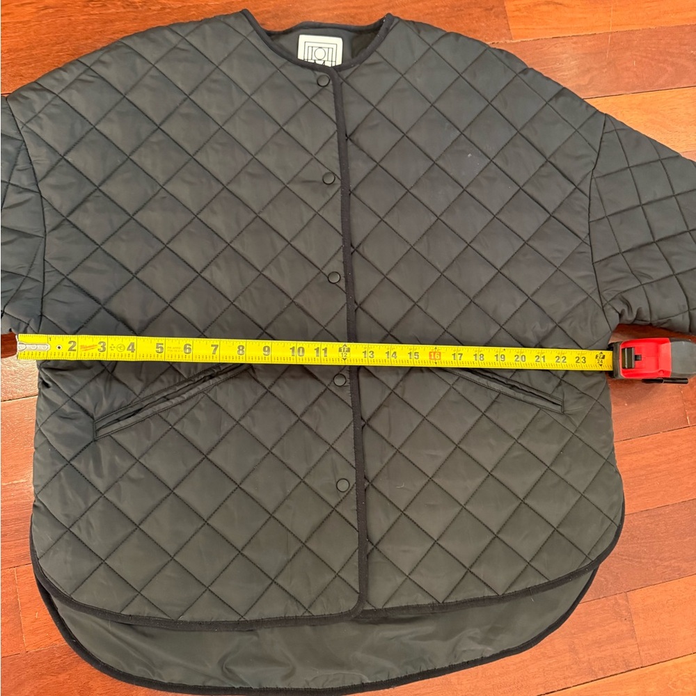 Toteme, Black Quilted Jacket
